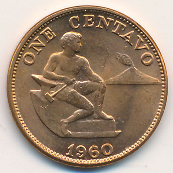 Филиппины, 1 сентаво (1960 г.)