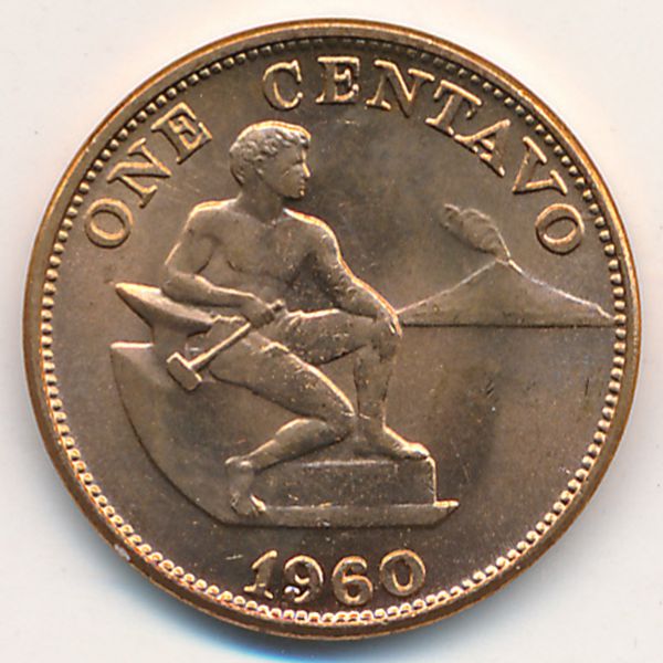 Филиппины, 1 сентаво (1960 г.)