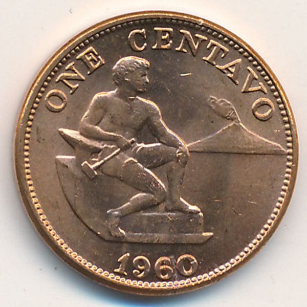 Филиппины, 1 сентаво (1960 г.)