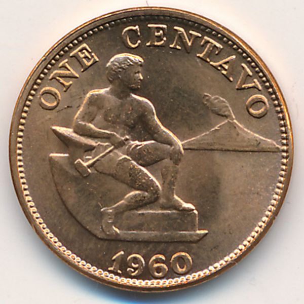 Филиппины, 1 сентаво (1960 г.)