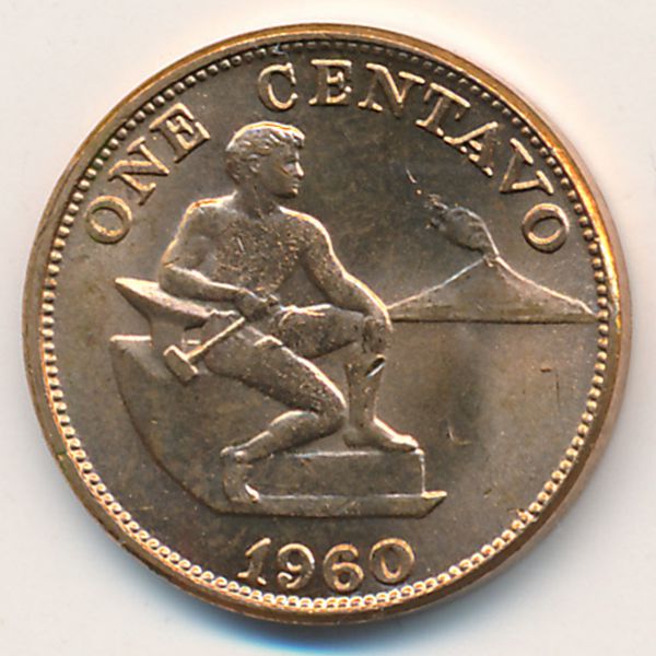 Филиппины, 1 сентаво (1960 г.)