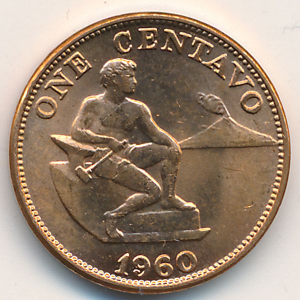 Филиппины, 1 сентаво (1960 г.)