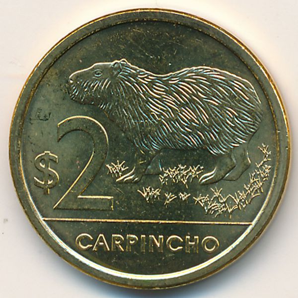Уругвай, 2 песо (2011 г.)