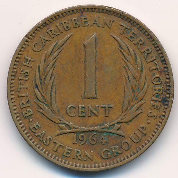 Восточные Карибы, 1 цент (1964 г.)