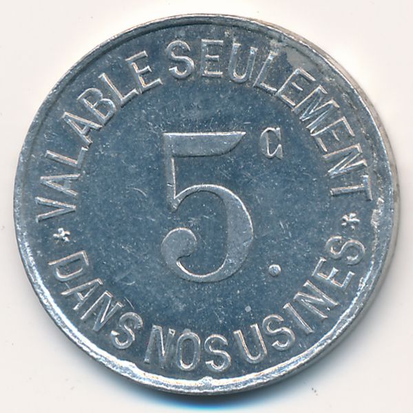Франция, 5 сентим