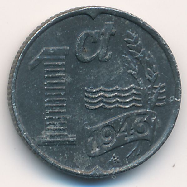 Нидерланды, 1 цент (1943 г.)