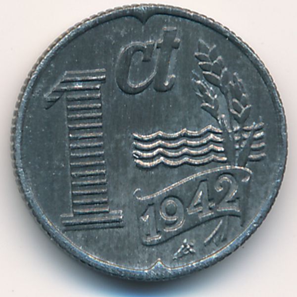 Нидерланды, 1 цент (1942 г.)