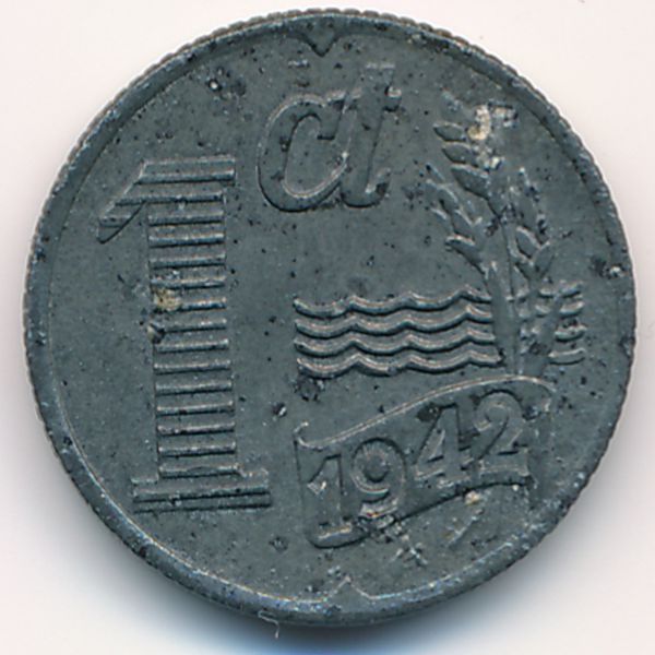 Нидерланды, 1 цент (1942 г.)