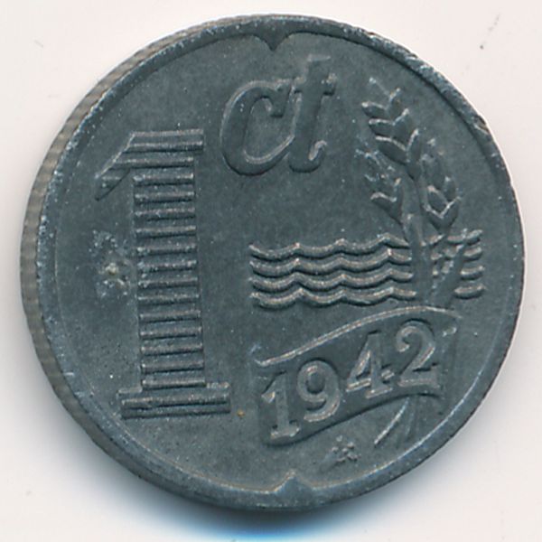Нидерланды, 1 цент (1942 г.)