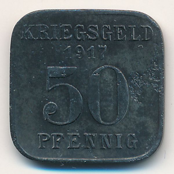 Мюльхайм., 50 пфеннигов (1917 г.)