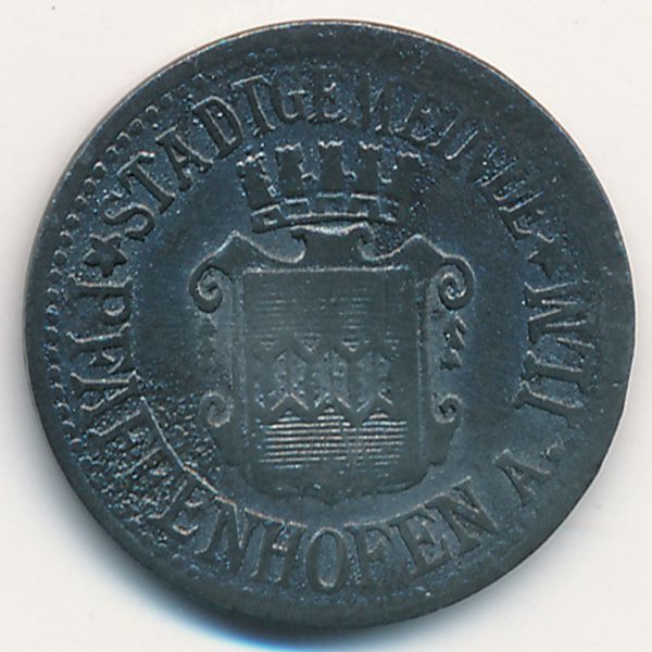 Пфаффенхоффан., 10 пфеннигов (1917 г.)