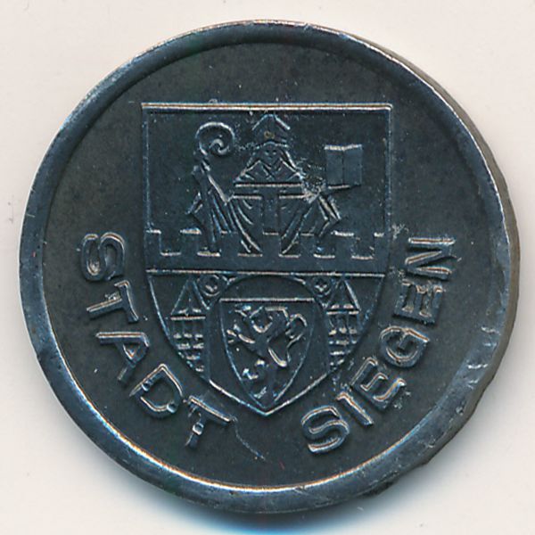 Зиген., 10 пфеннигов (1918 г.)