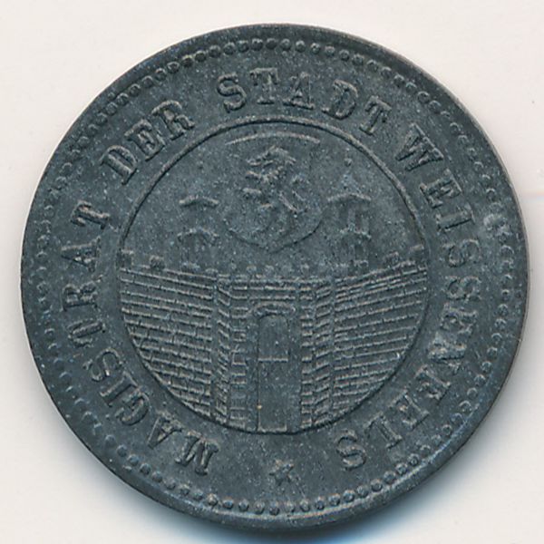 Вайсенбург., 10 пфеннигов (1918 г.)