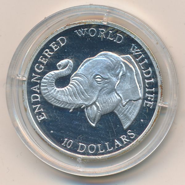 Острова Кука, 10 долларов (1990 г.)