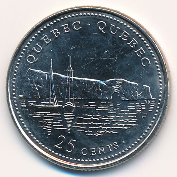 Канада, 25 центов (1992 г.)