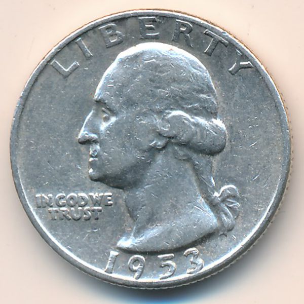 США, 1/4 доллара (1953 г.)