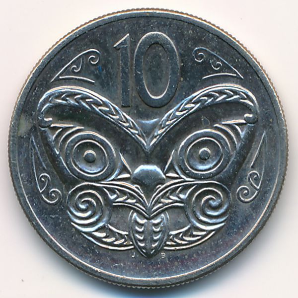 Новая Зеландия, 10 центов (1980 г.)