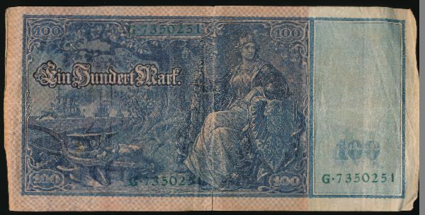 Германия, 100 марок (1910 г.)