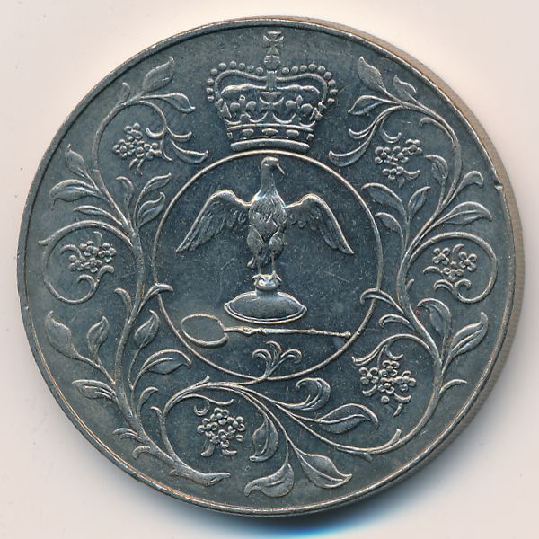 Великобритания, 25 новых пенсов (1977 г.)