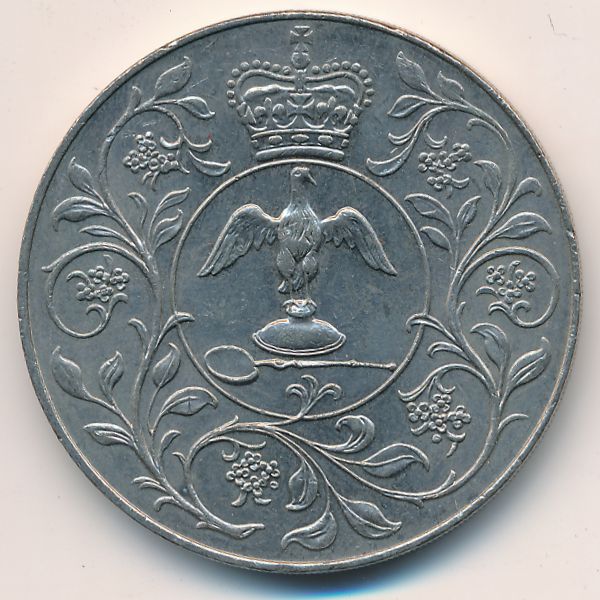 Великобритания, 25 новых пенсов (1977 г.)