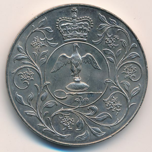 Великобритания, 25 новых пенсов (1977 г.)
