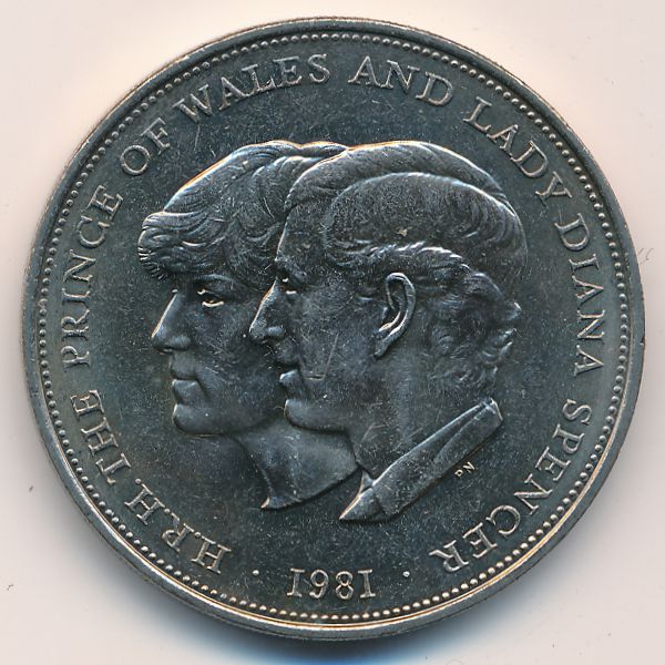 Великобритания, 25 новых пенсов (1981 г.)