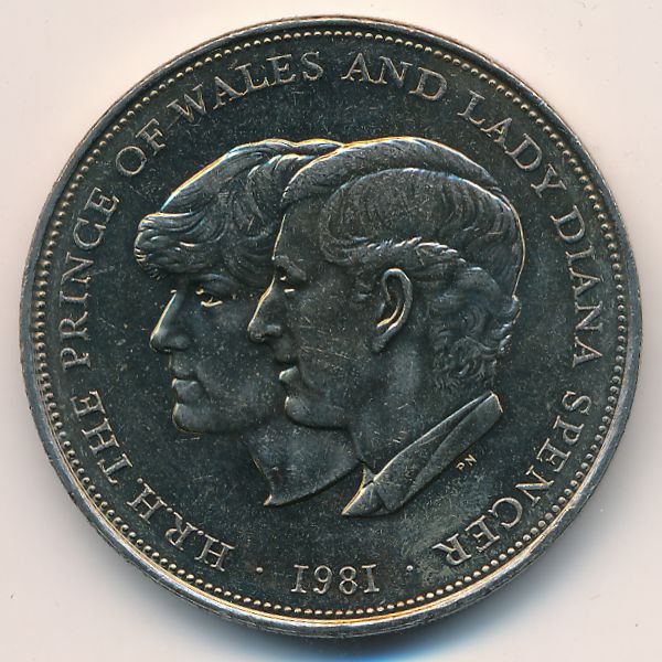 Великобритания, 25 новых пенсов (1981 г.)