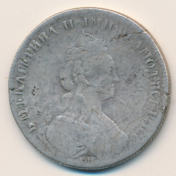 Екатерина II (1762—1796), 1 рубль (1778 г.)
