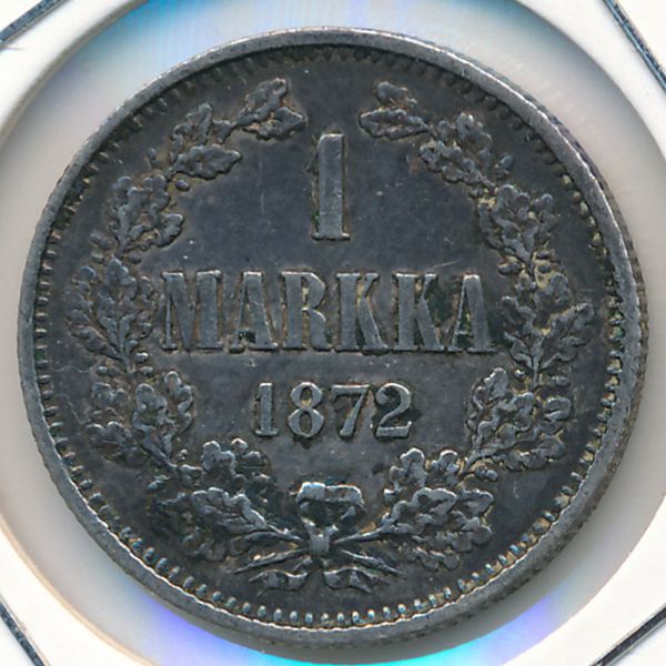 Финляндия, 1 марка (1872 г.)