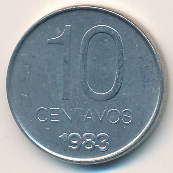 Аргентина, 10 сентаво (1983 г.)