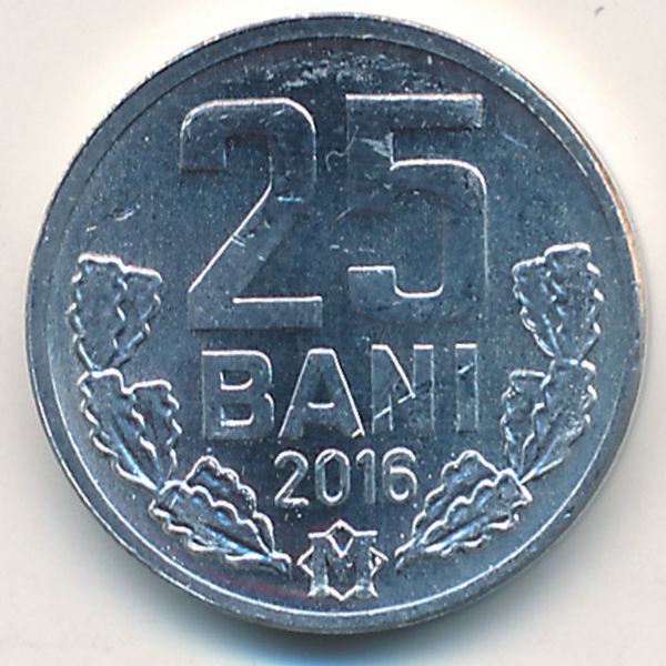 Молдавия, 25 бани (2016 г.)