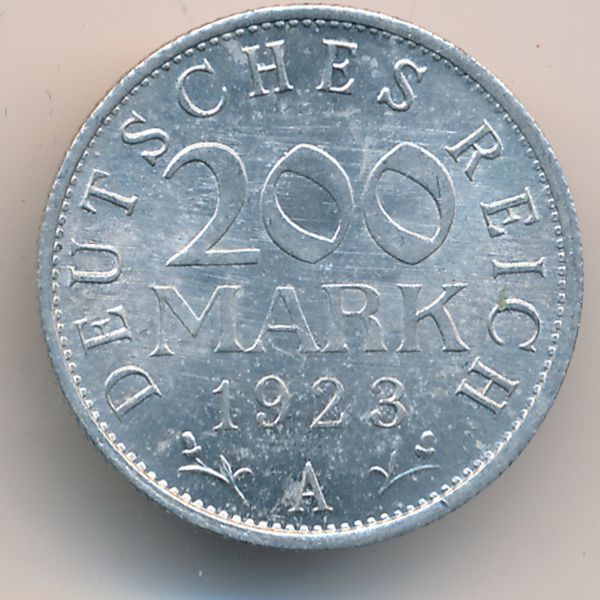Веймарская республика, 200 марок (1923 г.)