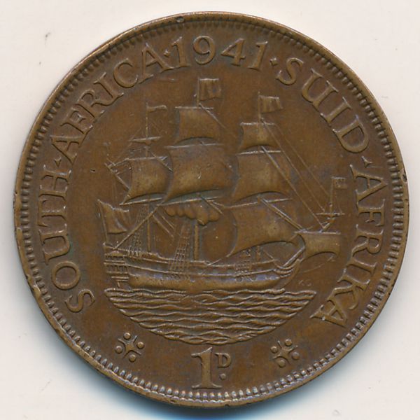 ЮАР, 1 пенни (1941 г.)