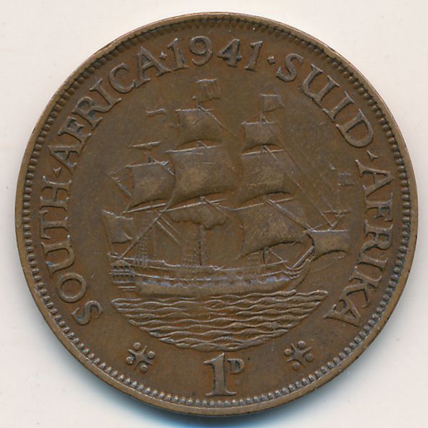 ЮАР, 1 пенни (1941 г.)