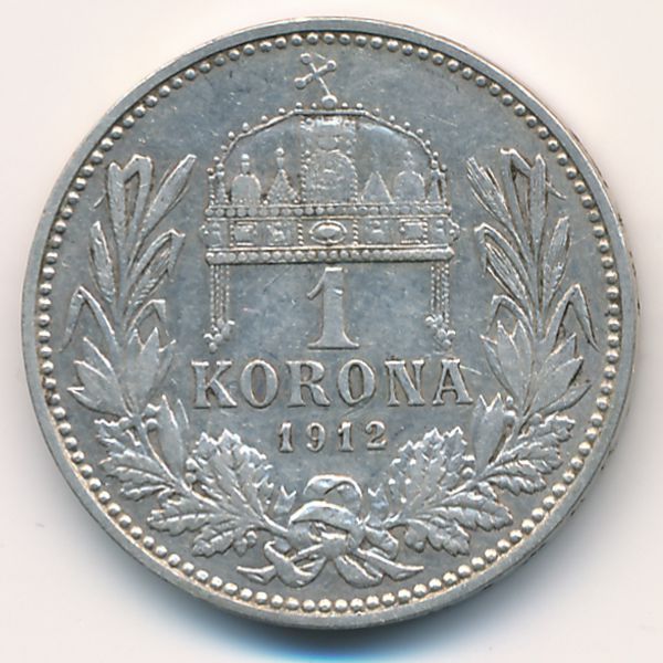 Венгрия, 1 крона (1912 г.)
