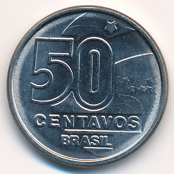 Бразилия, 50 сентаво (1989 г.)