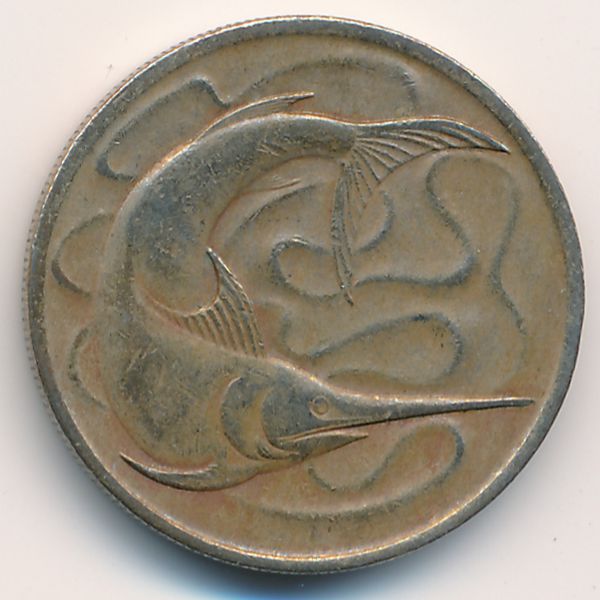 Сингапур, 20 центов (1968 г.)