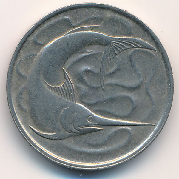 Сингапур, 20 центов (1973 г.)