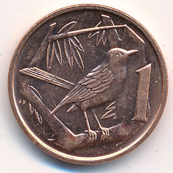 Каймановы острова, 1 цент (2008 г.)