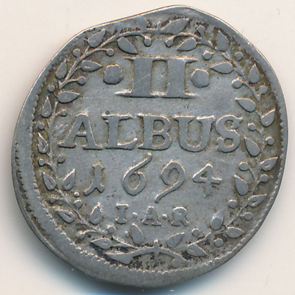 Гессен-Дармштадт, 2 альбуса (1694 г.)