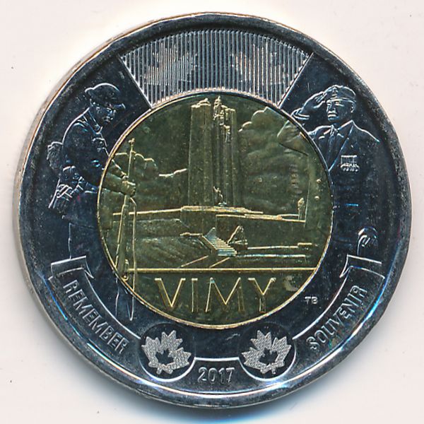 Канада, 2 доллара (2017 г.)