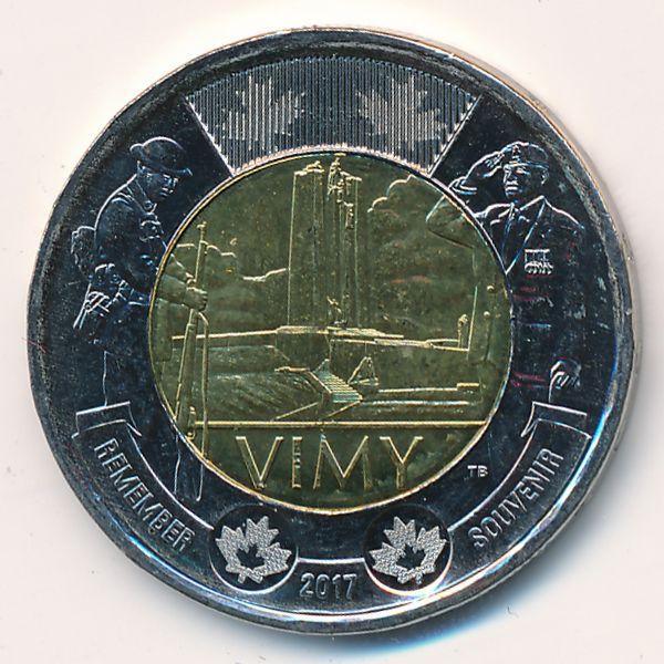 Канада, 2 доллара (2017 г.)