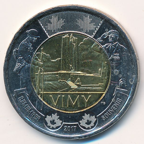 Канада, 2 доллара (2017 г.)