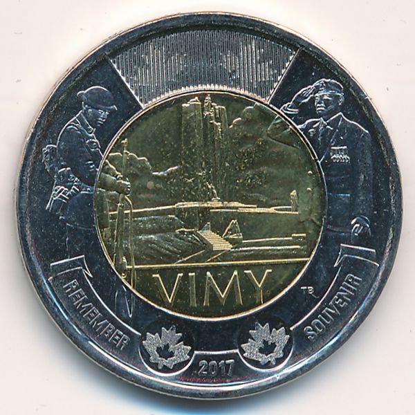 Канада, 2 доллара (2017 г.)