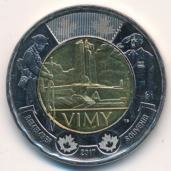 Канада, 2 доллара (2017 г.)