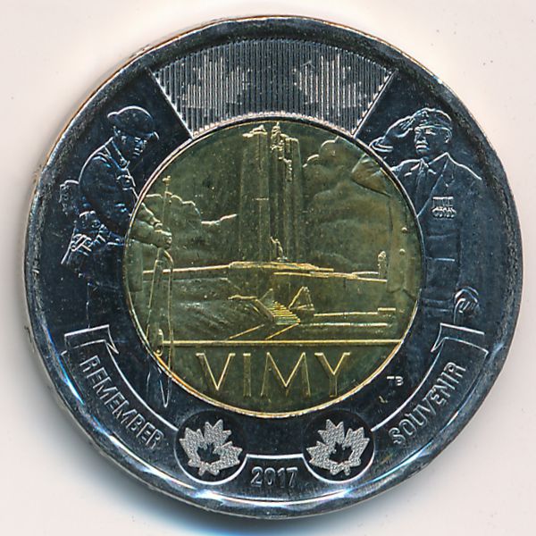 Канада, 2 доллара (2017 г.)