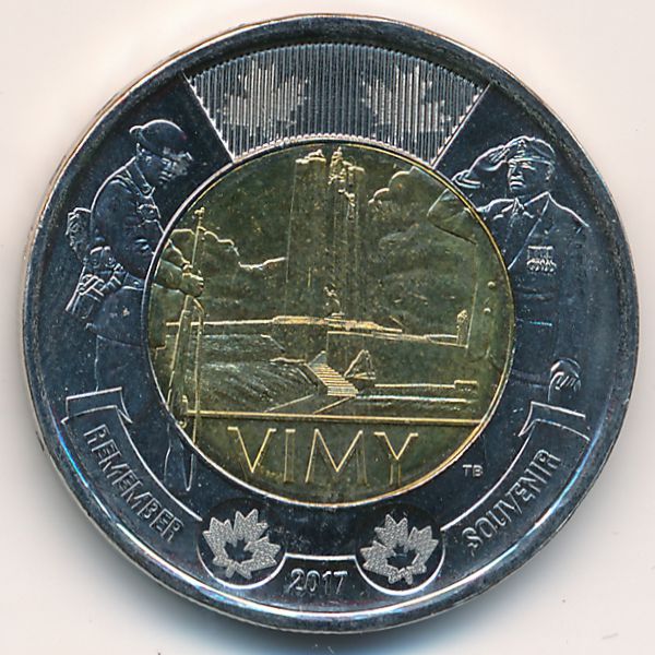 Канада, 2 доллара (2017 г.)