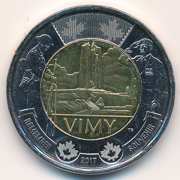 Канада, 2 доллара (2017 г.)