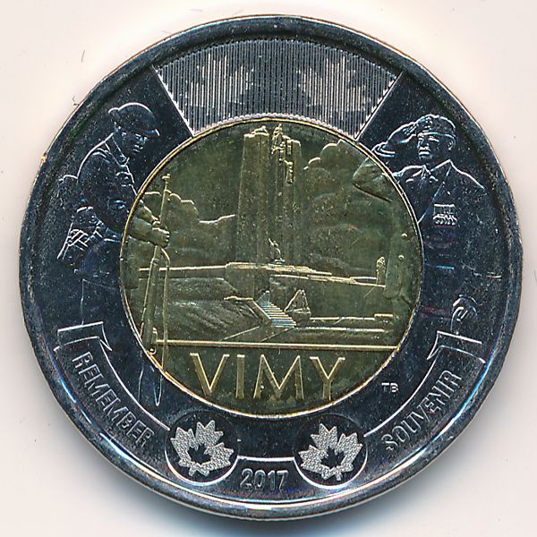 Канада, 2 доллара (2017 г.)