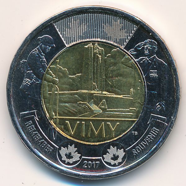 Канада, 2 доллара (2017 г.)